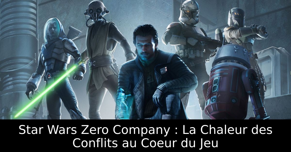Star Wars Zero Company : La Chaleur des Conflits au Coeur du Jeu