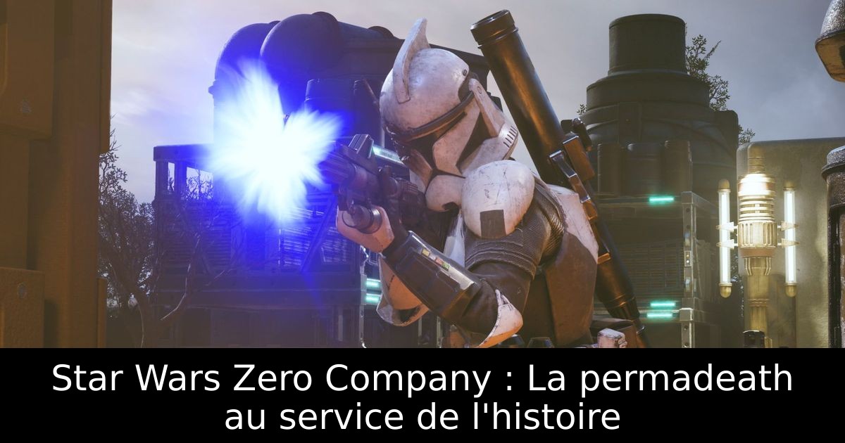 Star Wars Zero Company : La permadeath au service de l'histoire