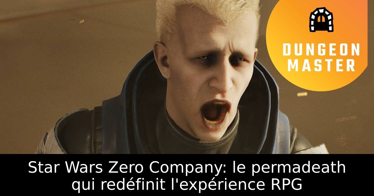 Star Wars Zero Company: le permadeath qui redéfinit l'expérience RPG