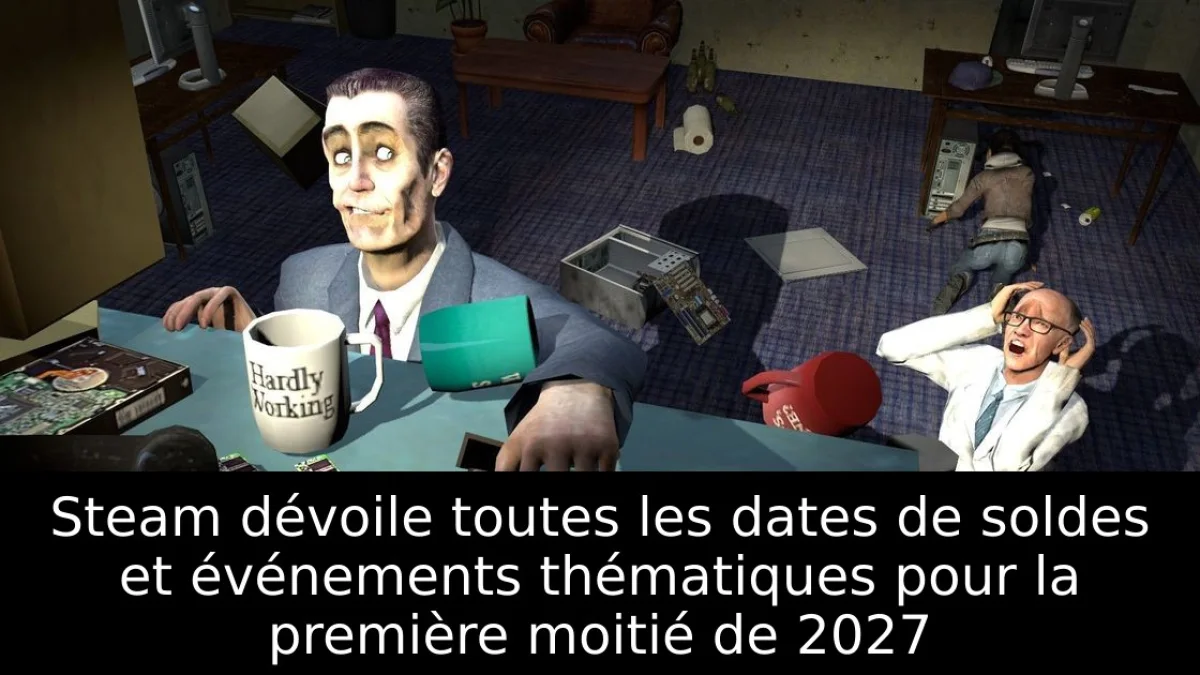 Steam dévoile toutes les dates de soldes et événements thématiques pour la première moitié de 2027