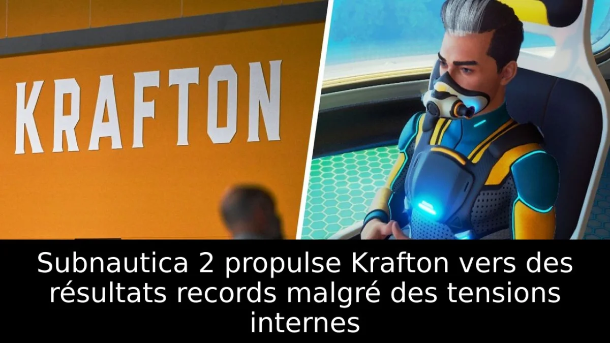 Subnautica 2 propulse Krafton vers des résultats records malgré des tensions internes
