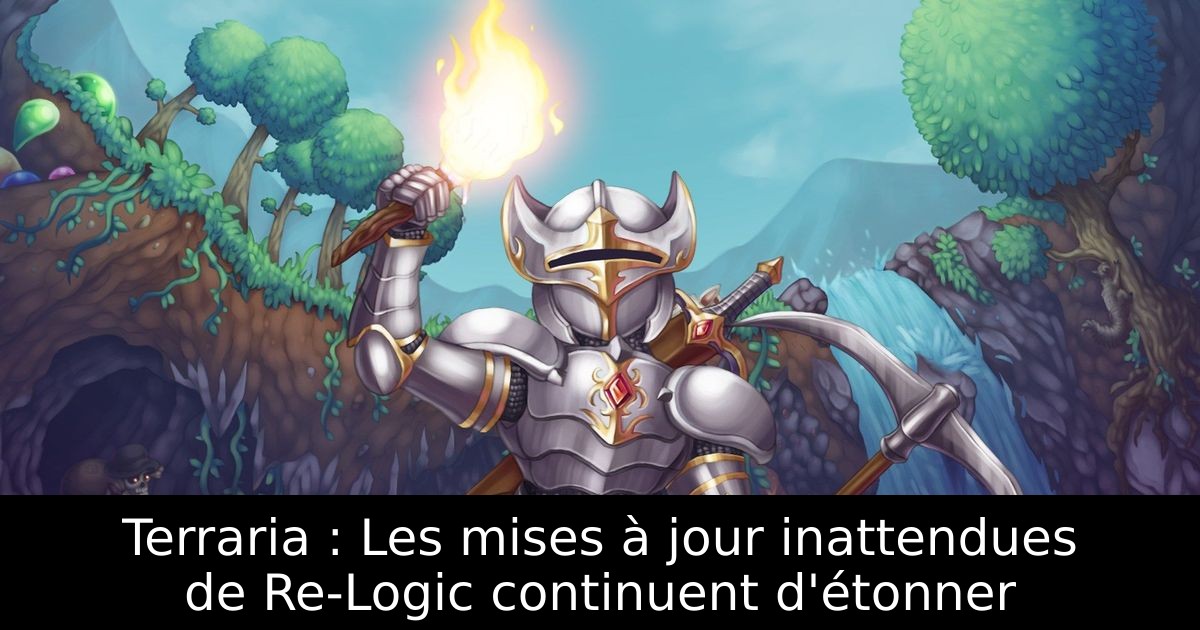 Terraria : Les mises à jour inattendues de Re-Logic continuent d'étonner