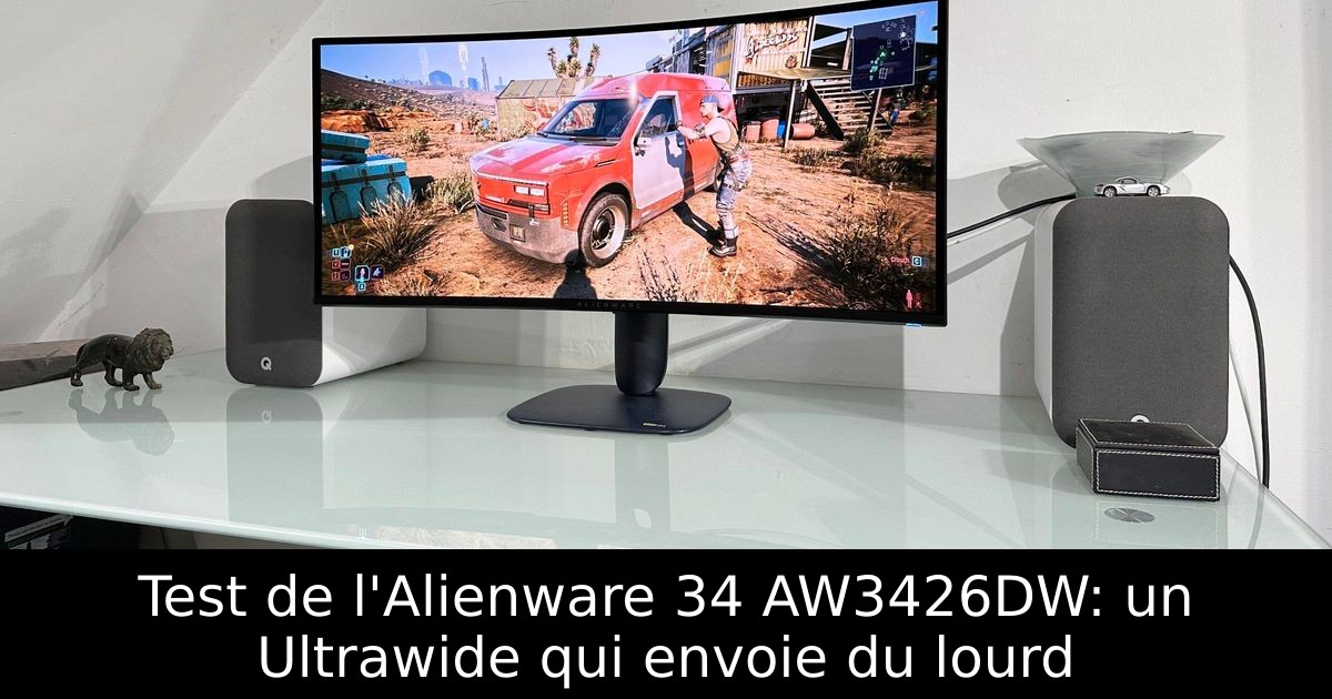 Test de l'Alienware 34 AW3426DW: un Ultrawide qui envoie du lourd