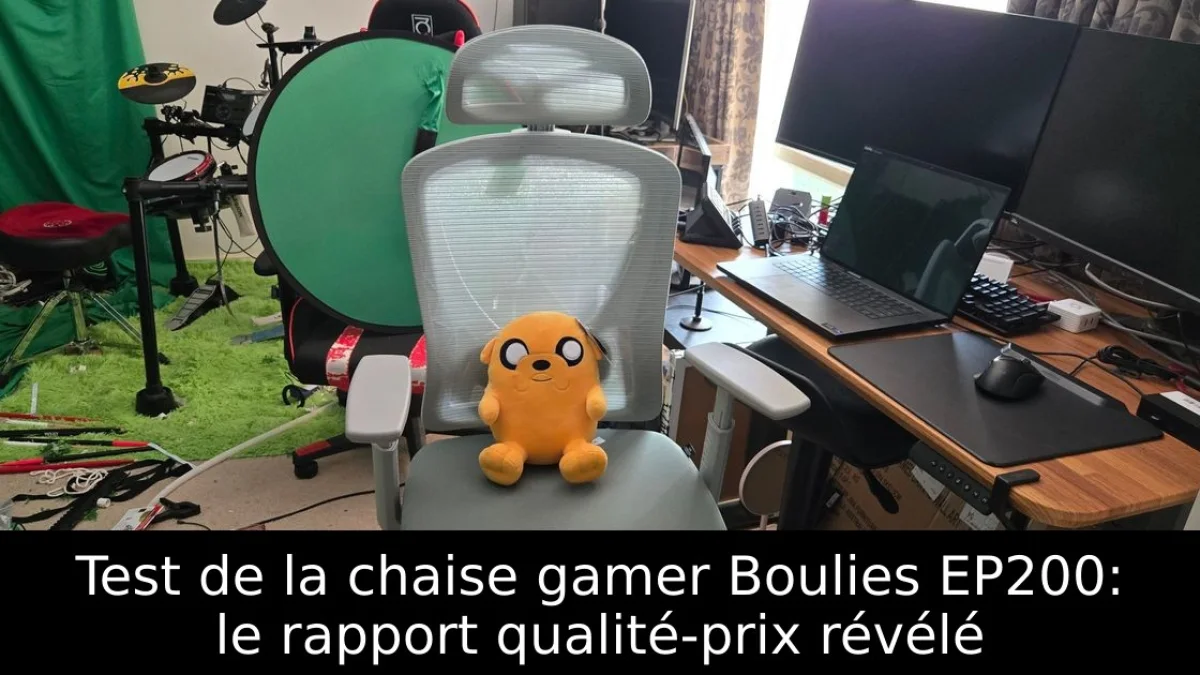 Test de la chaise gamer Boulies EP200: le rapport qualité-prix révélé