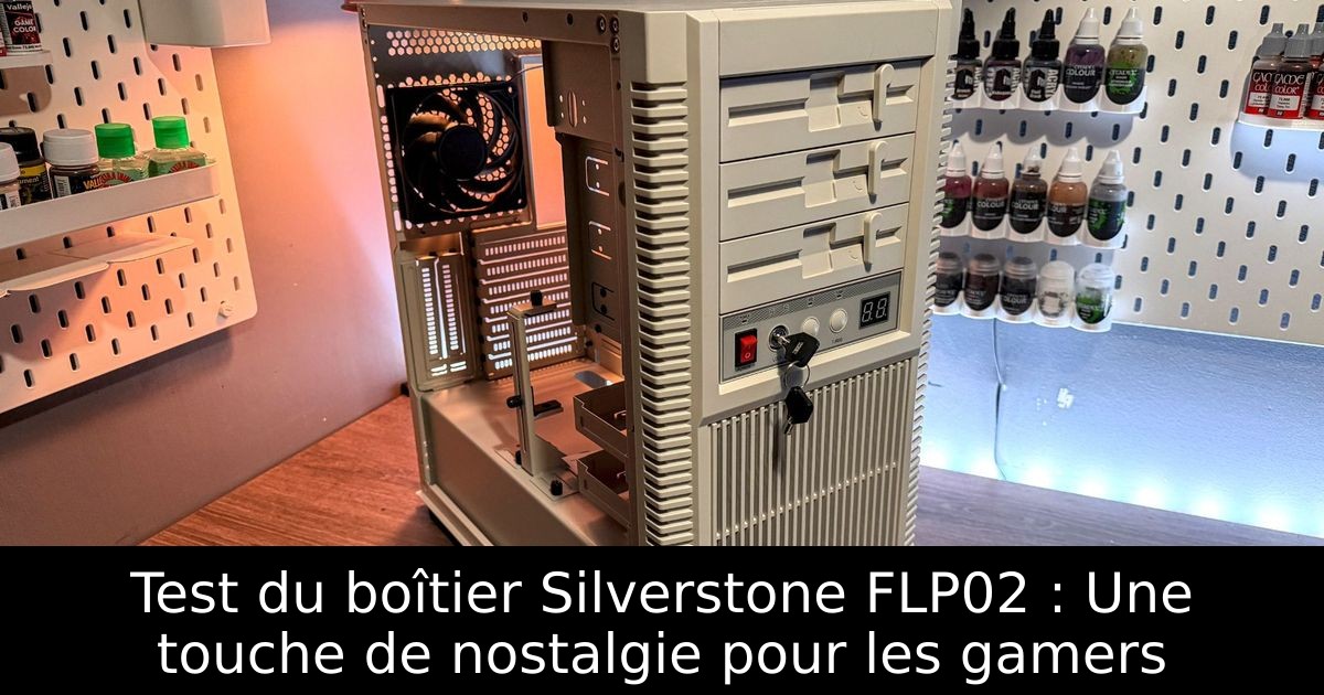 Test du boîtier Silverstone FLP02 : Une touche de nostalgie pour les gamers