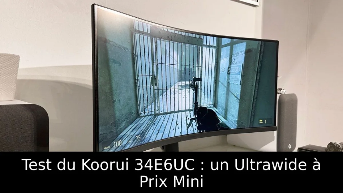 Test du Koorui 34E6UC : un Ultrawide à Prix Mini