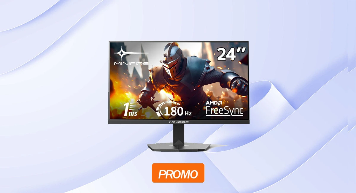 Test écran gaming du Minifire MFG24F4L : un écran gamer 180 Hz à moins de 100 €, bluffant pour le prix