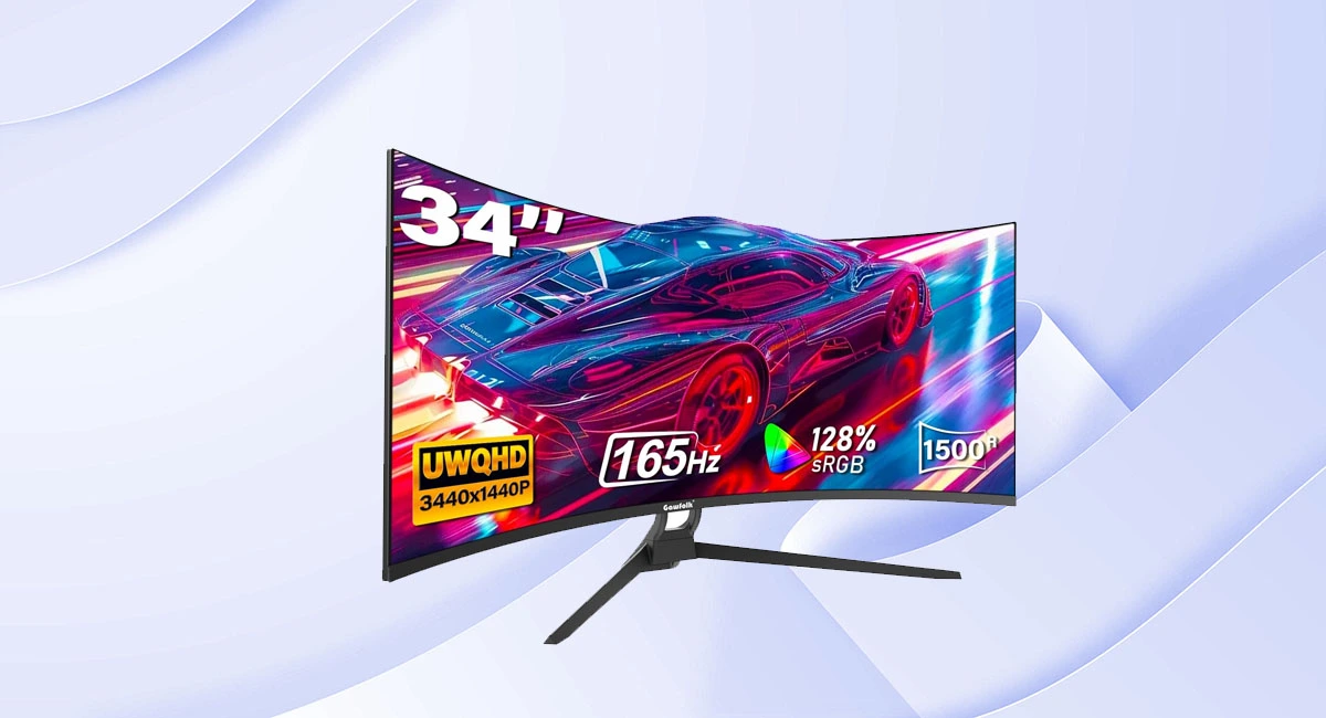 Test Gawfolk 34 Pouces Ultrawide 165 Hz : l'écran incurvé gaming à moins de 210 € qui surprend