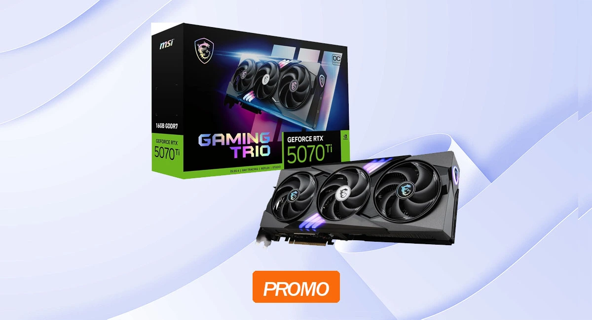 Test MSI GeForce RTX 5070 Ti Gaming Trio OC : 16 Go de puissance brute en QHD et plus