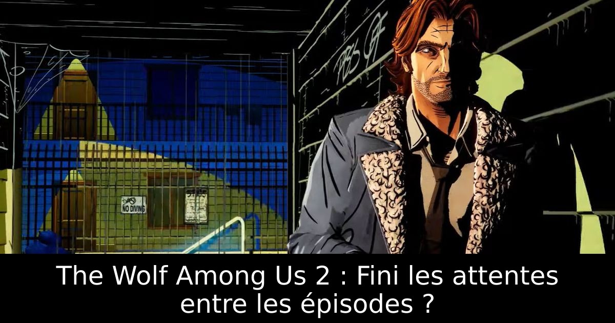 The Wolf Among Us 2 : Fini les attentes entre les épisodes ?