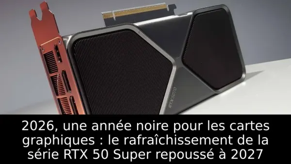 2026, une année noire pour les cartes graphiques : le rafraîchissement de la série RTX 50 Super repoussé à 2027