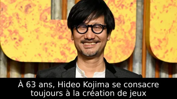 À 63 ans, Hideo Kojima se consacre toujours à la création de jeux