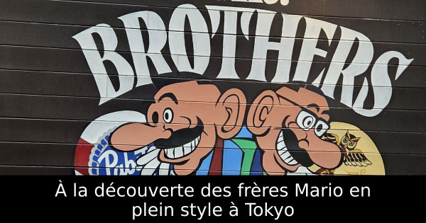 À la découverte des frères Mario en plein style à Tokyo