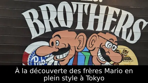 À la découverte des frères Mario en plein style à Tokyo
