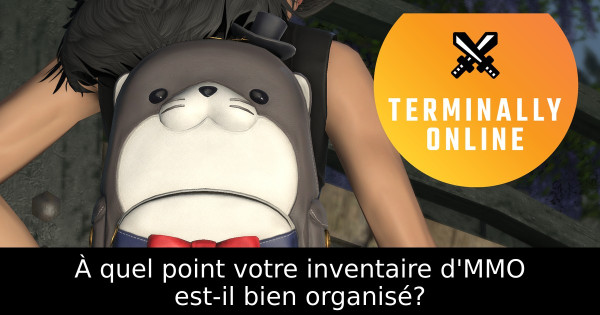 À quel point votre inventaire d'MMO est-il bien organisé?