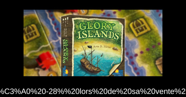 Amazon propose Glory Islands à -28% lors de sa vente de jeux de société