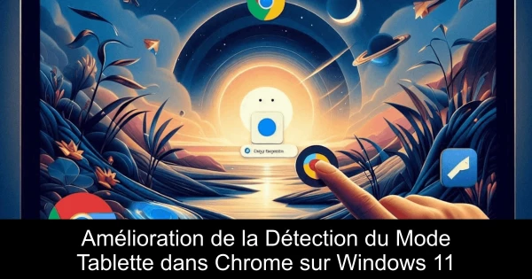 Amélioration de la Détection du Mode Tablette dans Chrome sur Windows 11