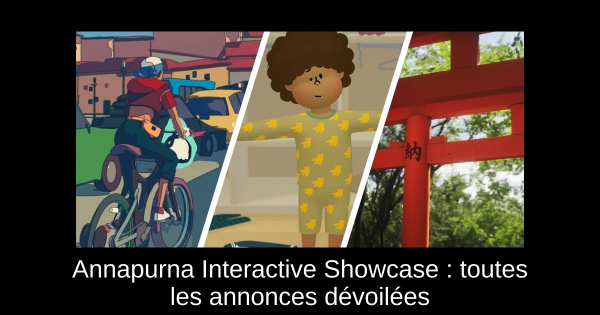 Annapurna Interactive Showcase : toutes les annonces dévoilées