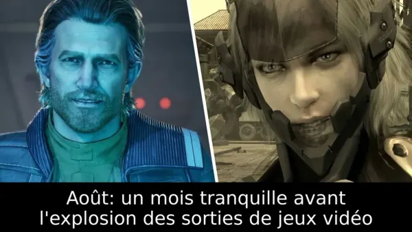 Août: un mois tranquille avant l'explosion des sorties de jeux vidéo
