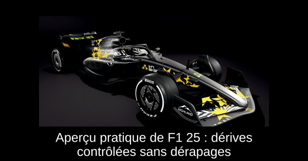 Aperçu pratique de F1 25 : dérives contrôlées sans dérapages