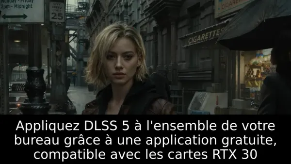 Appliquez DLSS 5 à l'ensemble de votre bureau grâce à une application gratuite, compatible avec les cartes RTX 30