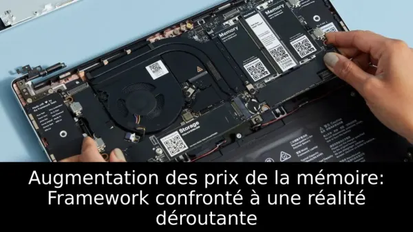 Augmentation des prix de la mémoire: Framework confronté à une réalité déroutante