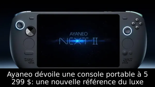 Ayaneo dévoile une console portable à 5 299 $: une nouvelle référence du luxe