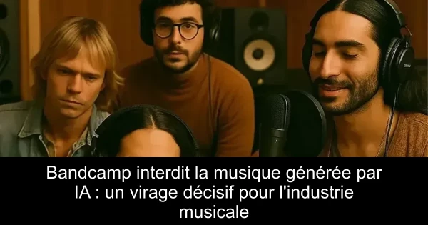 Bandcamp interdit la musique générée par IA : un virage décisif pour l'industrie musicale