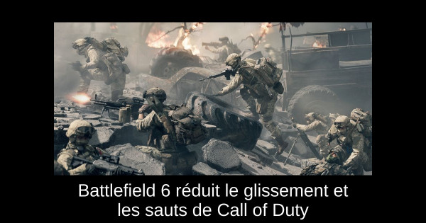 Battlefield 6 réduit le glissement et les sauts de Call of Duty
