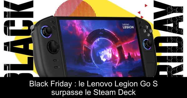 Black Friday : le Lenovo Legion Go S surpasse le Steam Deck