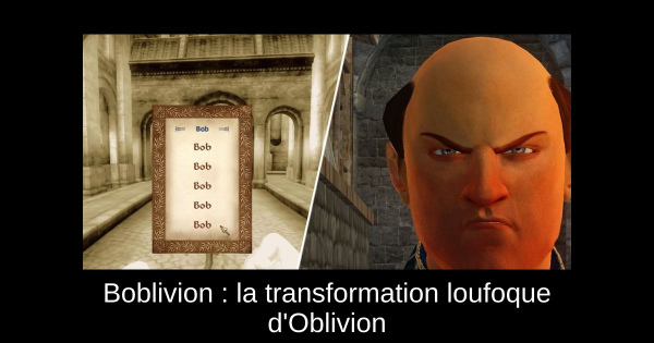 Boblivion : la transformation loufoque d'Oblivion