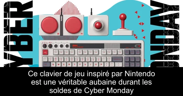 Ce clavier de jeu inspiré par Nintendo est une véritable aubaine durant les soldes de Cyber Monday