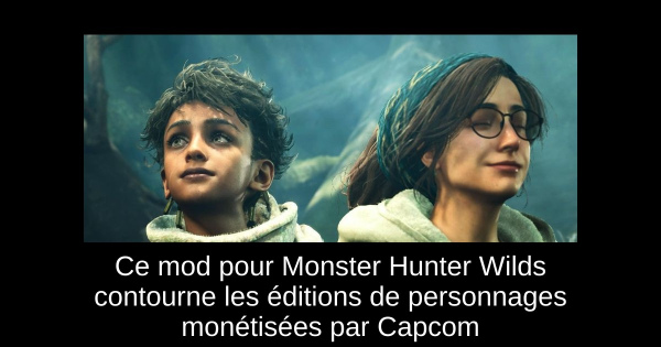 Ce mod pour Monster Hunter Wilds contourne les éditions de personnages monétisées par Capcom