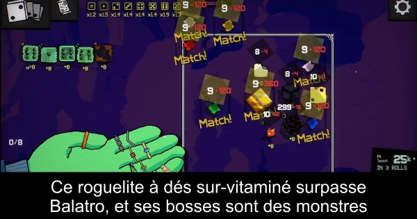 Ce roguelite à dés sur-vitaminé surpasse Balatro, et ses bosses sont des monstres