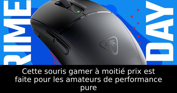 Cette souris gamer à moitié prix est faite pour les amateurs de performance pure