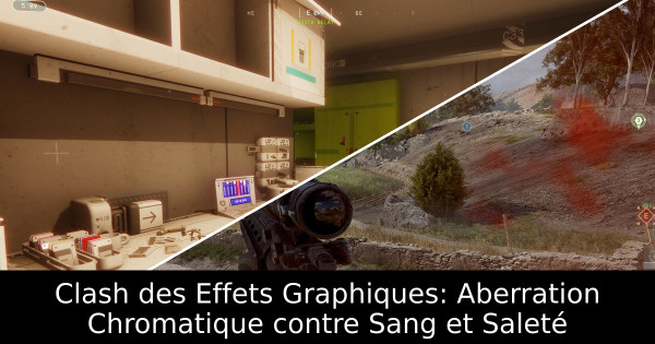 Clash des Effets Graphiques: Aberration Chromatique contre Sang et Saleté