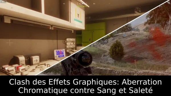 Clash des Effets Graphiques: Aberration Chromatique contre Sang et Saleté