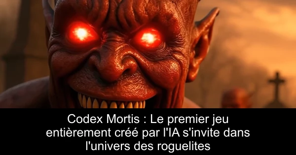 Codex Mortis : Le premier jeu entièrement créé par l'IA s'invite dans l'univers des roguelites
