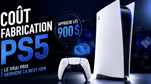 Combien coûte vraiment la fabrication d’une PS5 à Sony ?