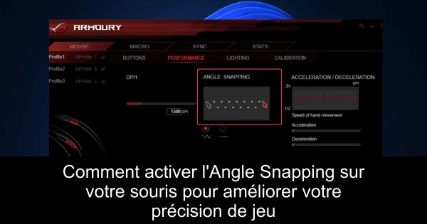 Comment activer l'Angle Snapping sur votre souris pour améliorer votre précision de jeu
