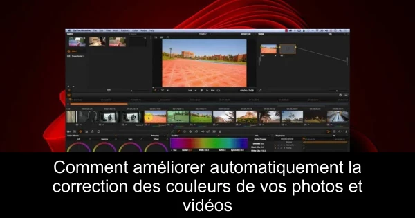 Comment améliorer automatiquement la correction des couleurs de vos photos et vidéos