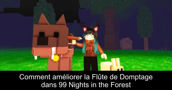 Comment améliorer la Flûte de Domptage dans 99 Nights in the Forest