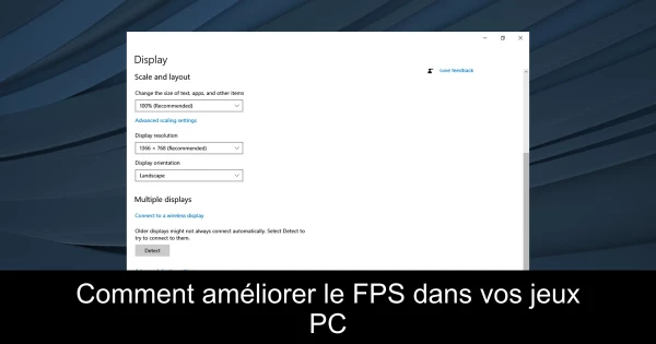 Comment améliorer le FPS dans vos jeux PC