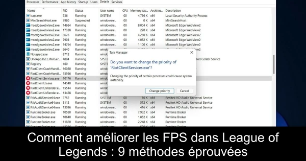 Comment améliorer les FPS dans League of Legends : 9 méthodes éprouvées