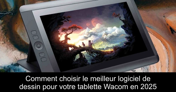 Comment choisir le meilleur logiciel de dessin pour votre tablette Wacom en 2025