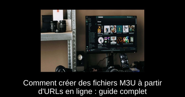 Comment créer des fichiers M3U à partir d'URLs en ligne : guide complet
