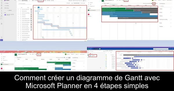 Comment créer un diagramme de Gantt avec Microsoft Planner en 4 étapes simples