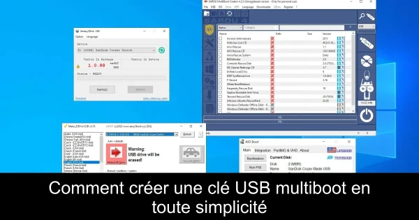Comment créer une clé USB multiboot en toute simplicité