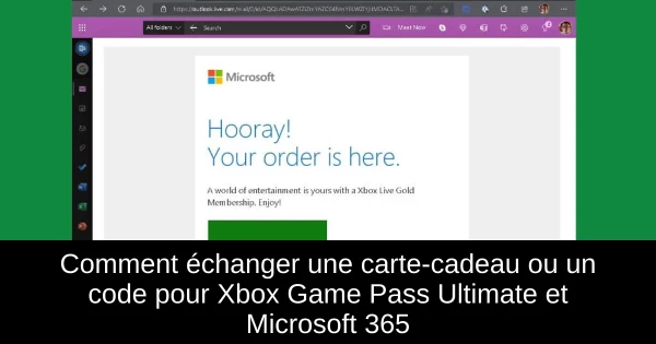 Comment échanger une carte-cadeau ou un code pour Xbox Game Pass Ultimate et Microsoft 365