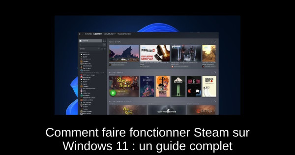 Comment faire fonctionner Steam sur Windows 11 : un guide complet